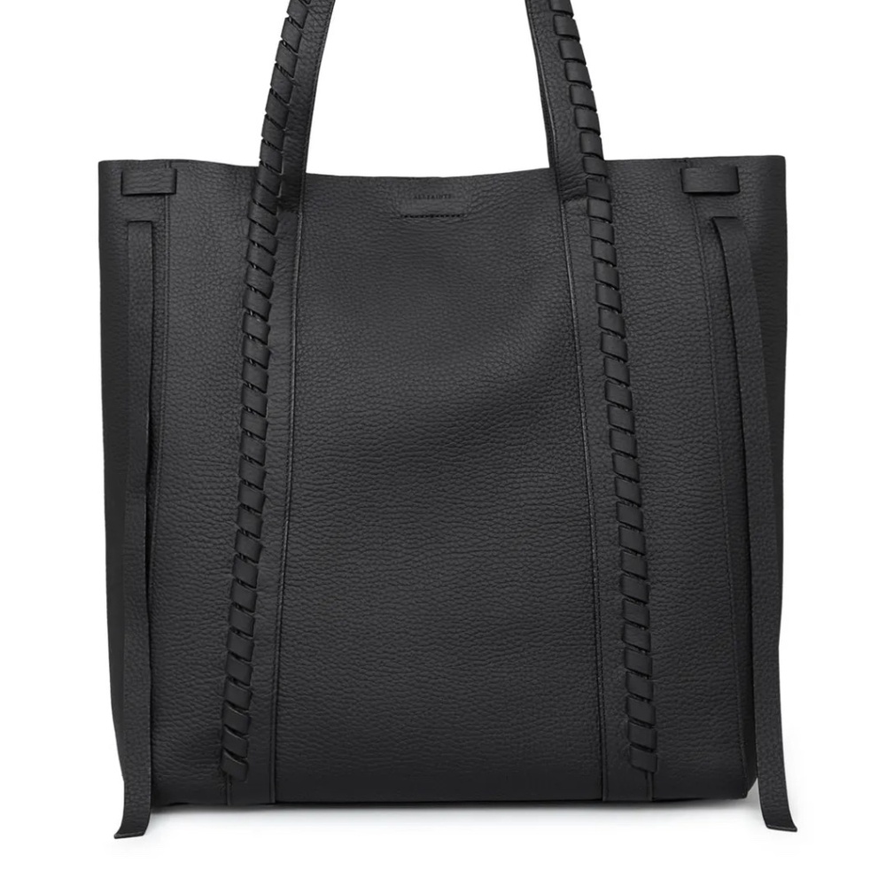 ALLSAINTS RAY PEBBLED LEATHER TOTE BAG